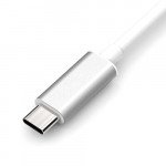 Wholesale Type C USB to OTG USB Data / Charge and Sync Cable Adapter 6 inch (Silver)